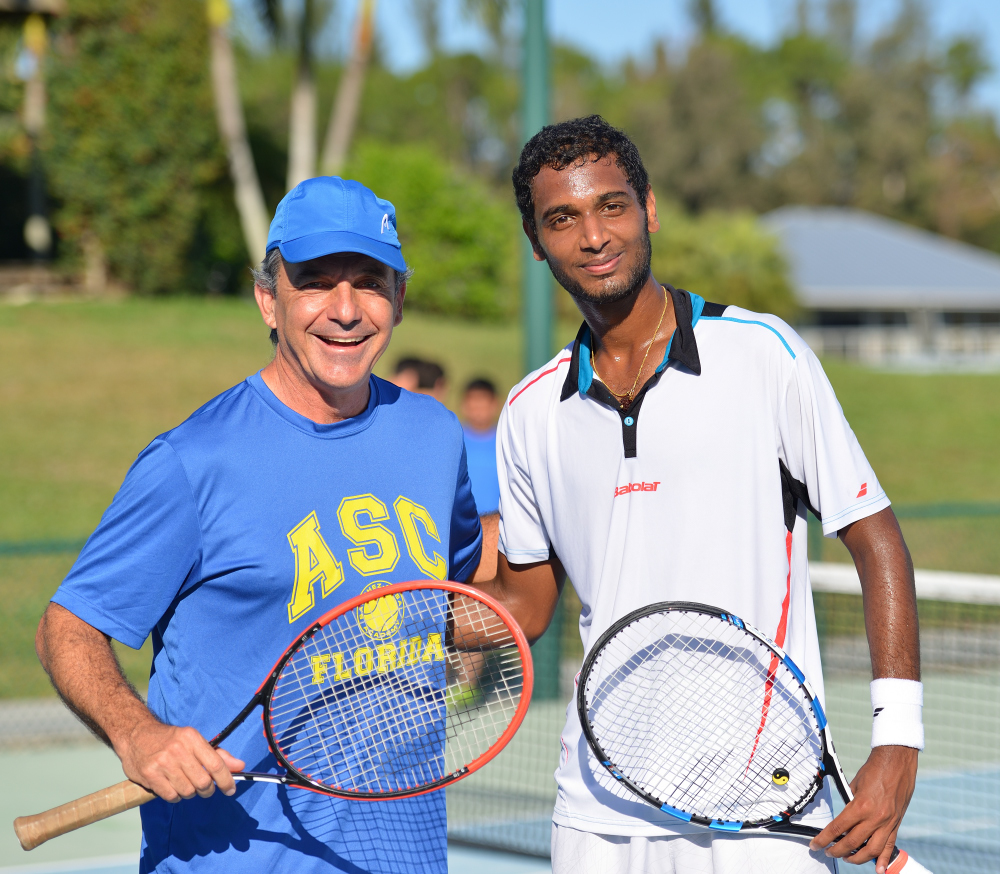 Emilio Sanchez interviews Academia Sanchez-Casal player Ramkumar Ramanathan