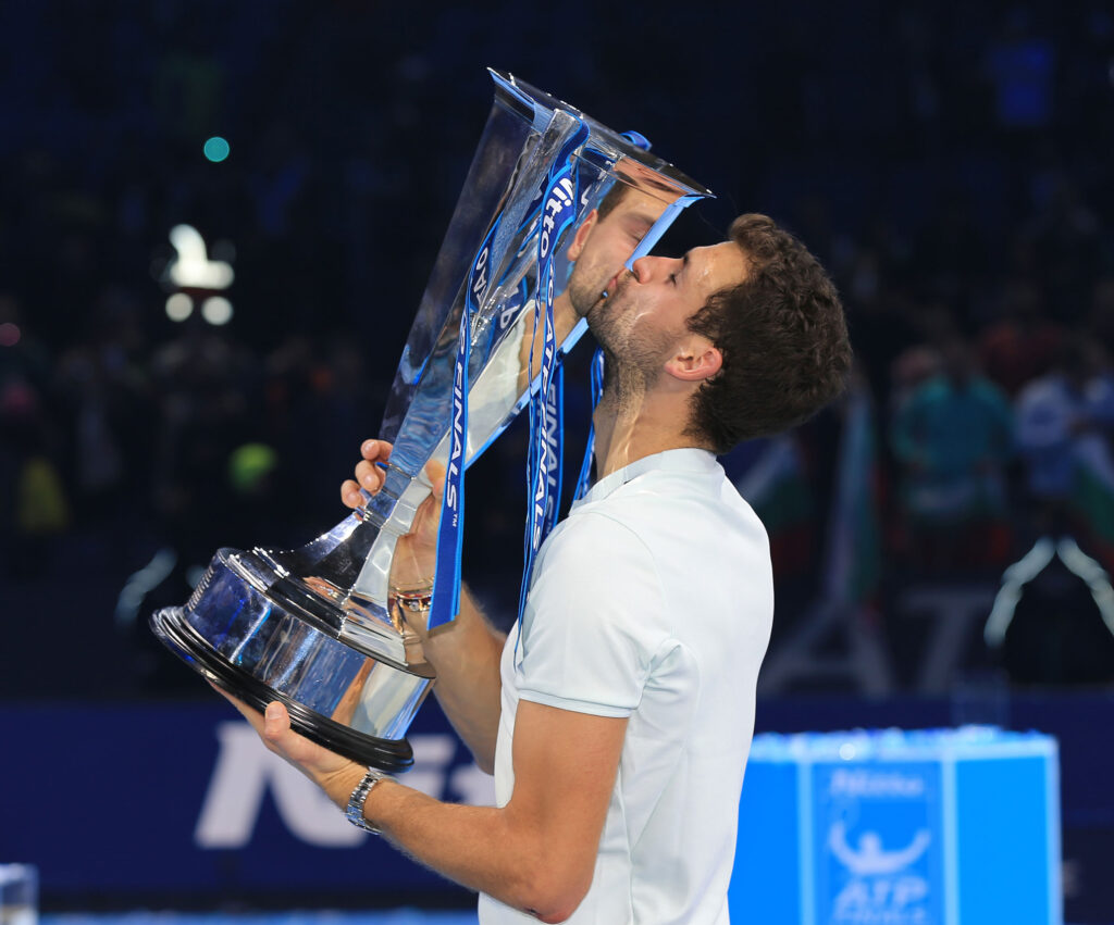 Dimitrov's career high is on the ATP N3