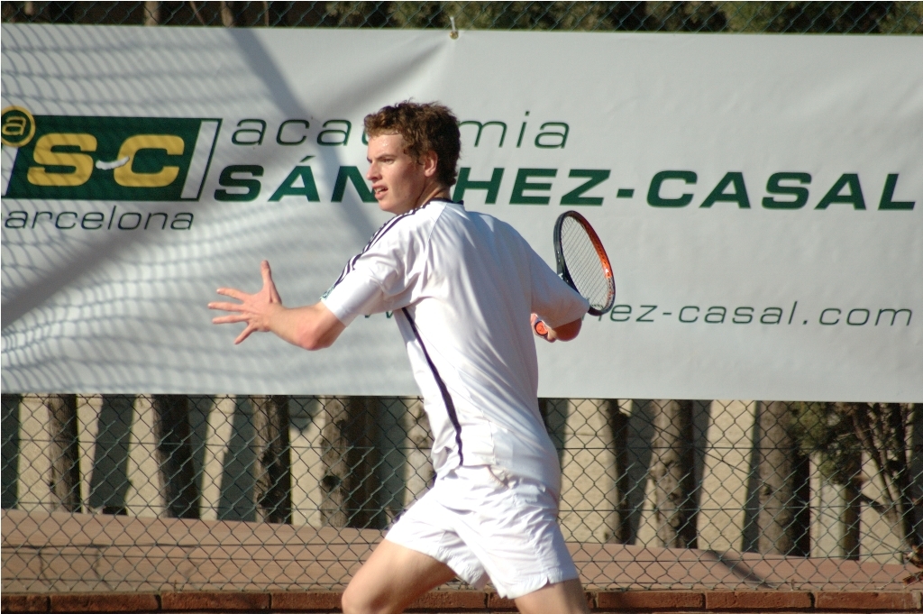 Andy Murray at Emilio Sanchez Academy as a young student-athlete